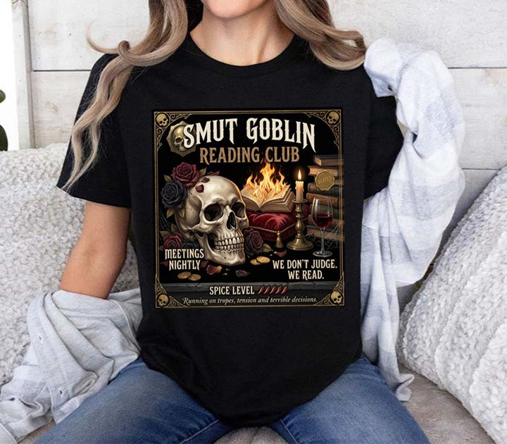 Bücher Shirt „Smut Goblin Reading Club“