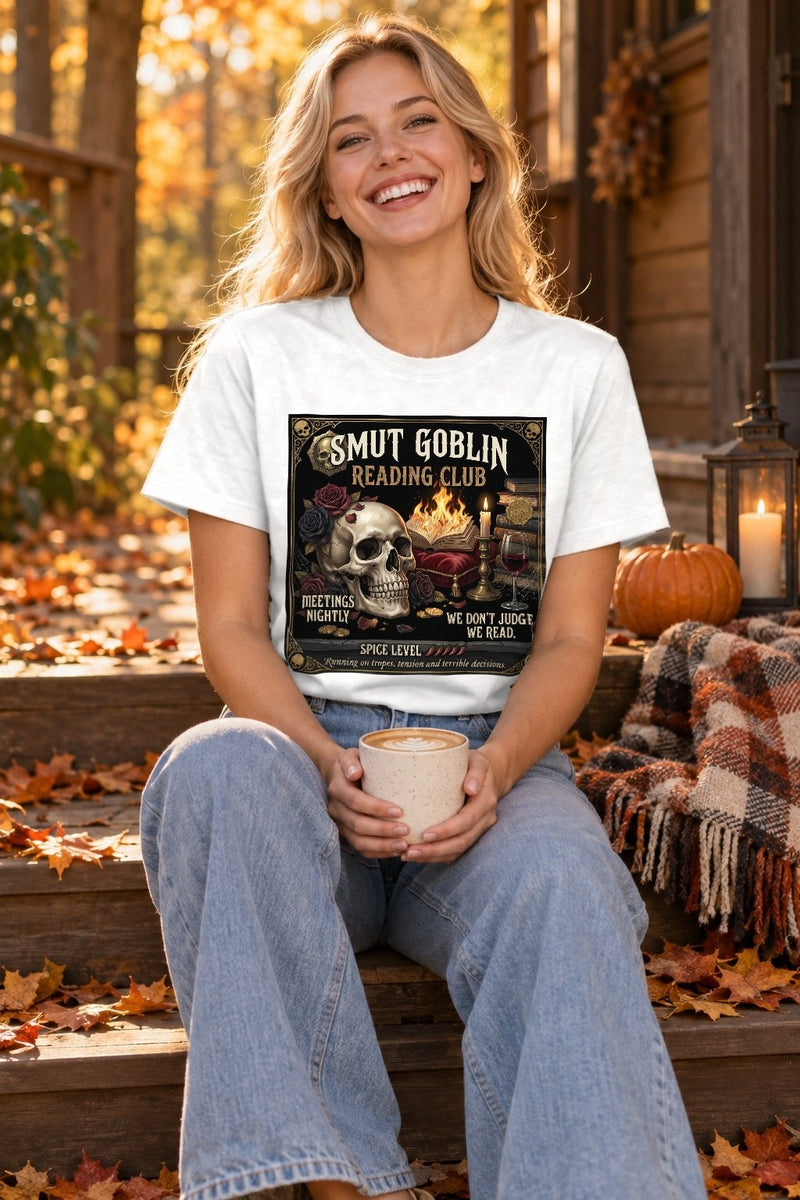 Bücher Shirt „Smut Goblin Reading Club“