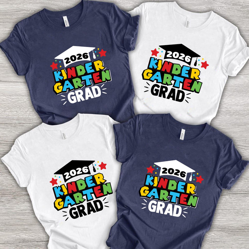 Kita-Abschluss Shirt „2026 Kindergarten Grad“