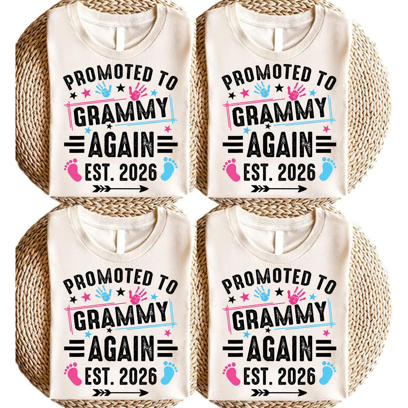 Oma Ankündigung Shirt „Promoted to Grammy Again Est. 2026“