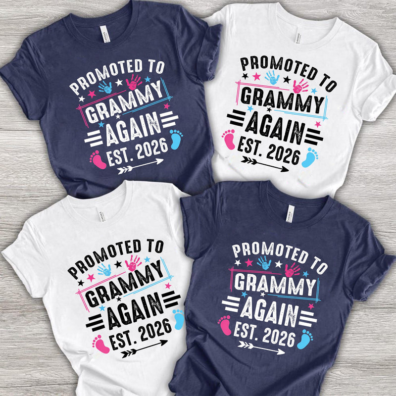 Oma Ankündigung Shirt „Promoted to Grammy Again Est. 2026“