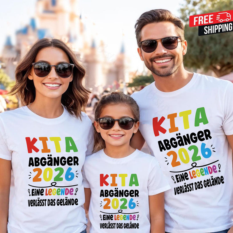 Kita-Abgänger-Shirt 2026 „Eine Legende verlässt das Gelände“