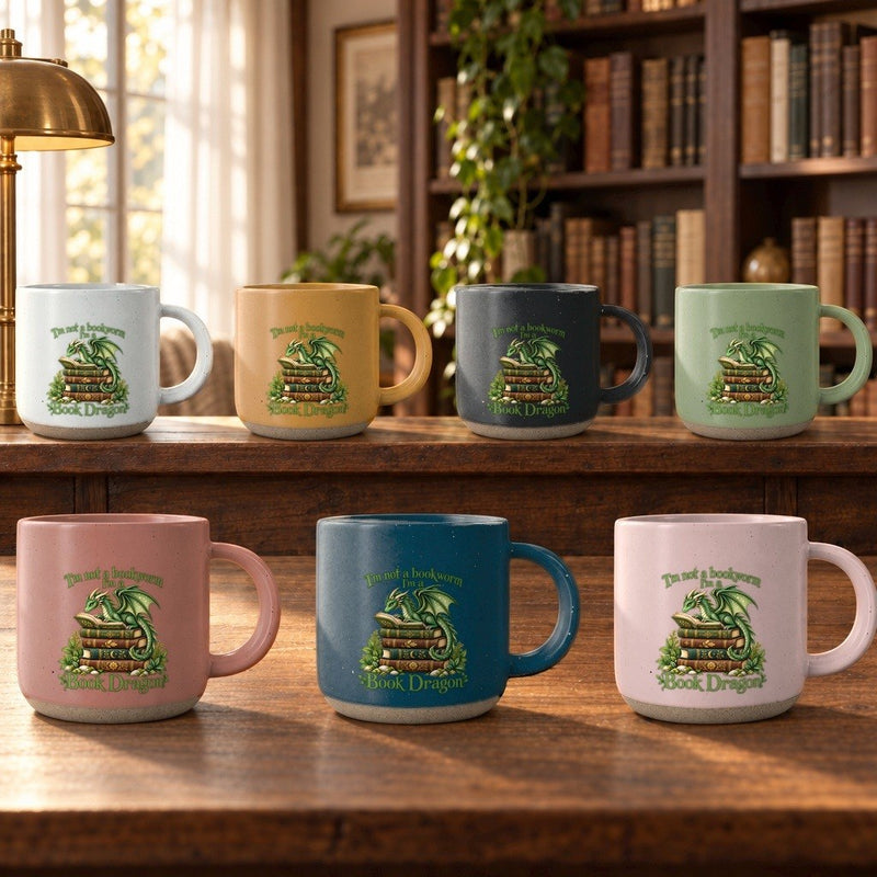 Drachen-Tasse „Book Dragon“