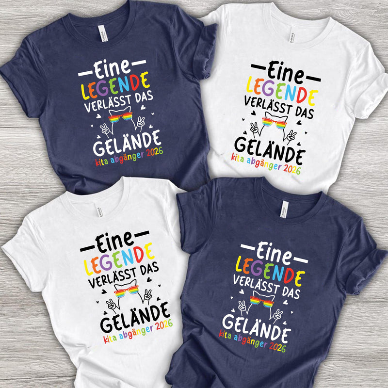 Kita-Abgänger-Shirt „Eine Legende verlässt das Gelände“
