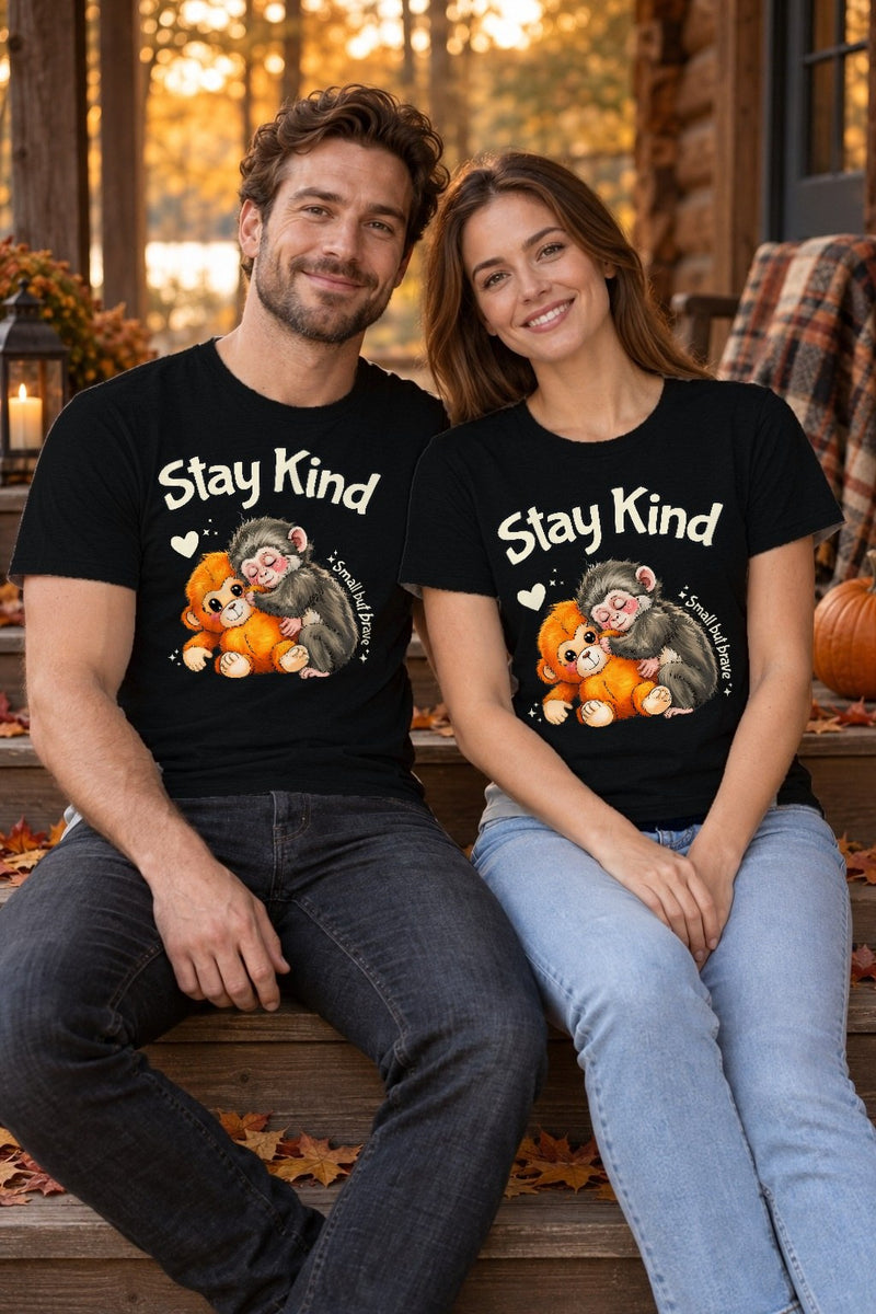 Affen-Shirt „Stay Kind“