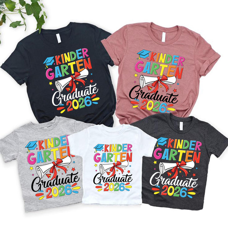 Kindergarten Abschluss Shirt „Kindergarten Graduate 2026“