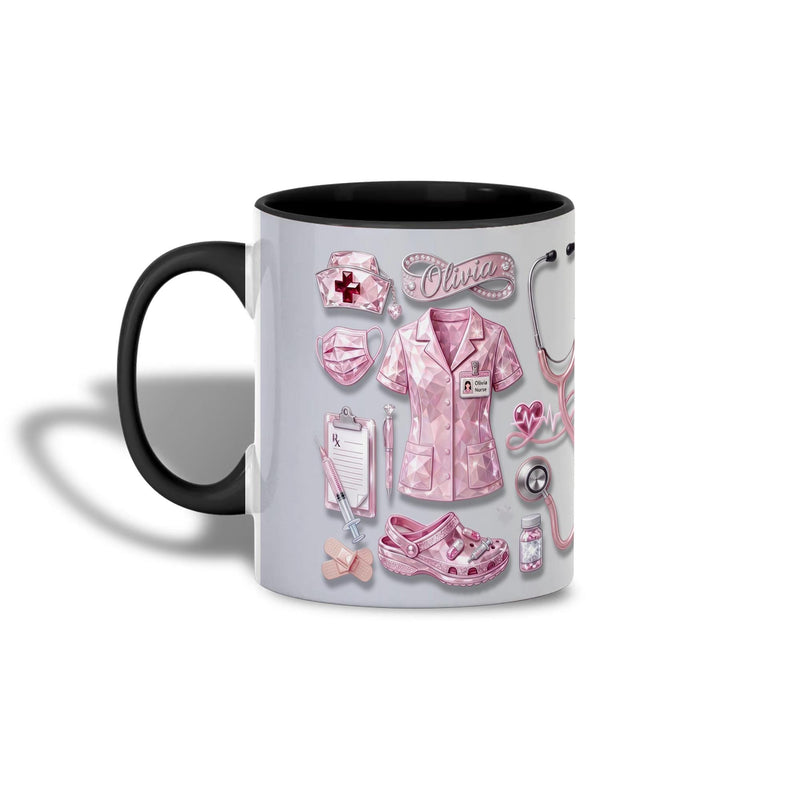 Krankenschwester-Tasse mit Namen