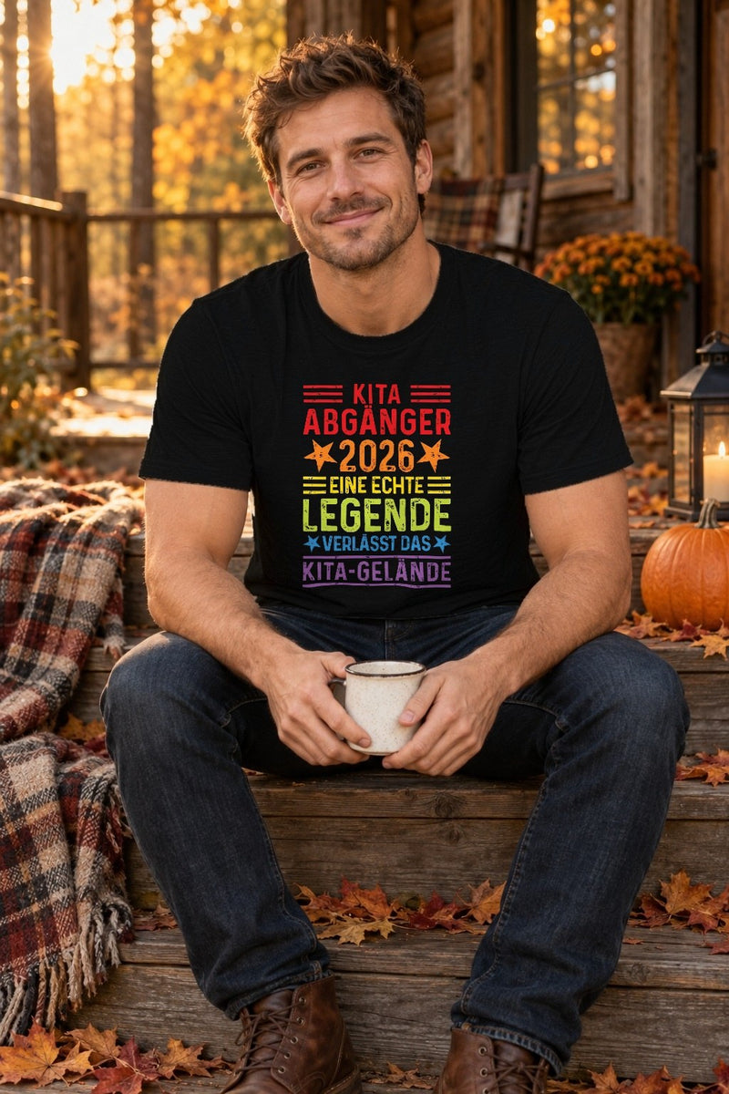 Kita-Abgänger-Shirt 2026 „Eine echte Legende verlässt das Kita-Gelände“