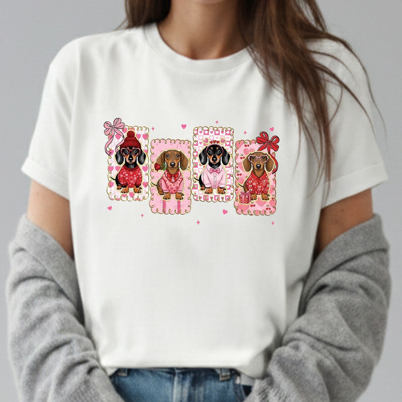 Dackel Valentinstag Shirt
