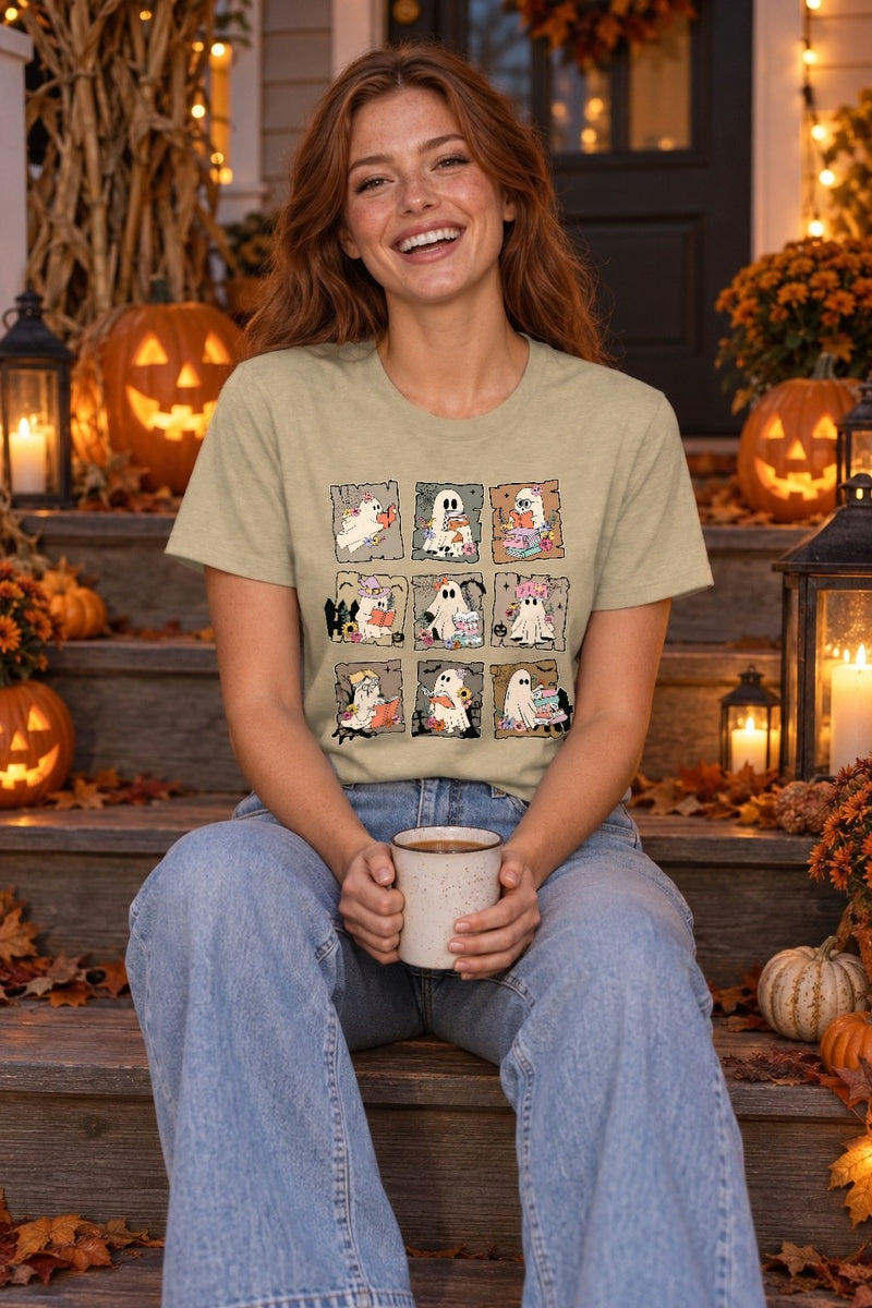 Bücher Halloween Pullover Gespenster