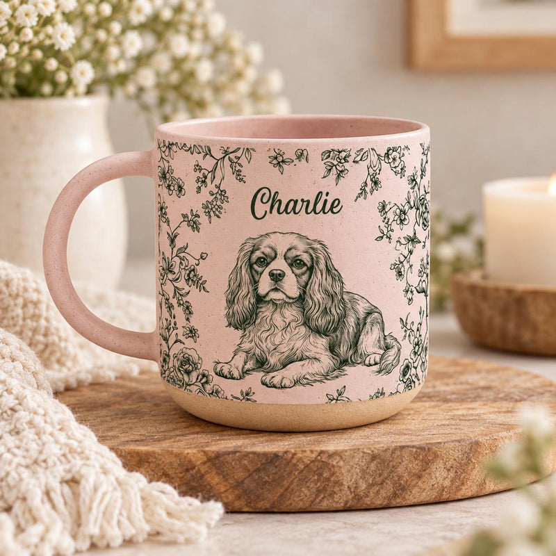 Hunde-Tasse personalisiert mit Porträt nach Foto und Namen …