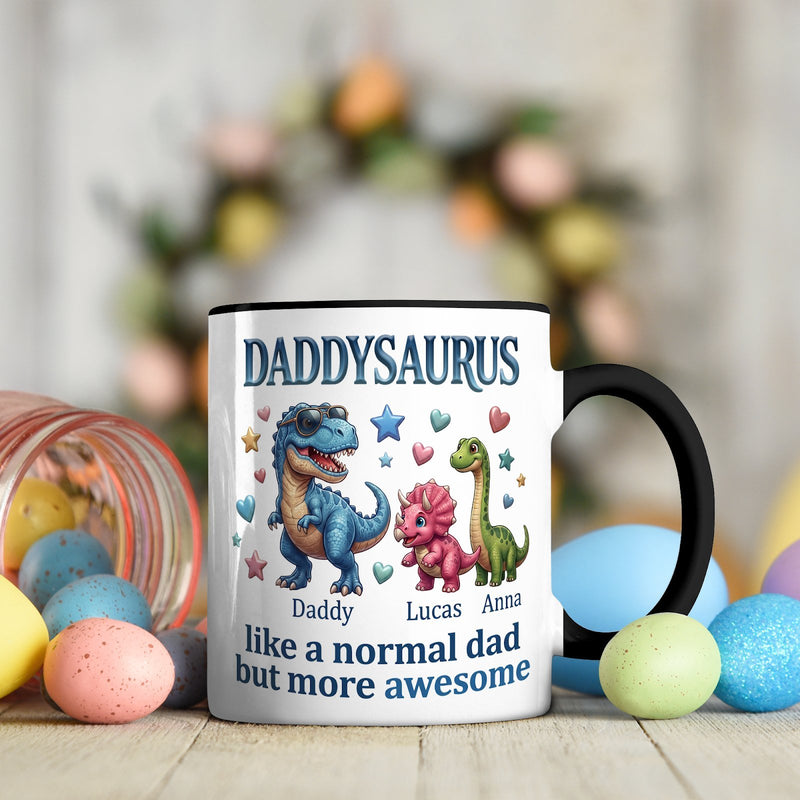Papa Tasse personalisiert „Daddysaurus“