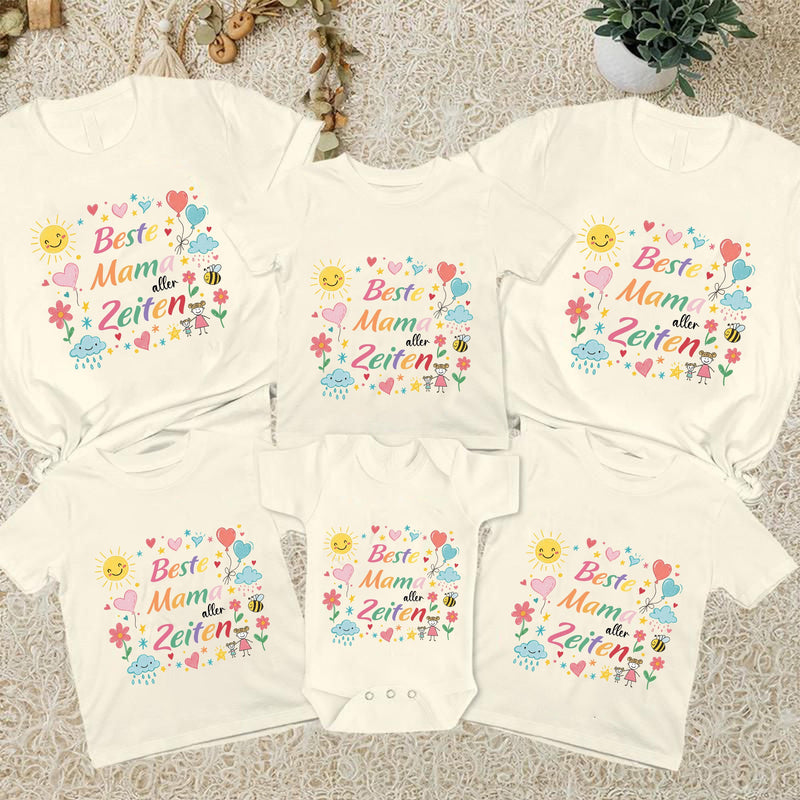 Beste-Mama-Shirt „Beste Mama aller Zeiten“