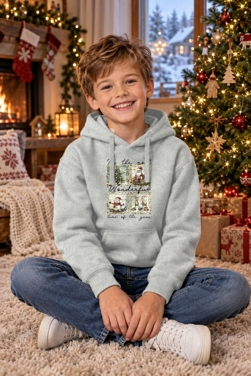 Vintage Weihnachtspullover „It's the most Wonderful time of the year“
