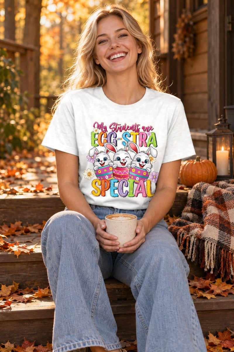 Lehrer Oster T-Shirt „My Students are Egg-stra Special“