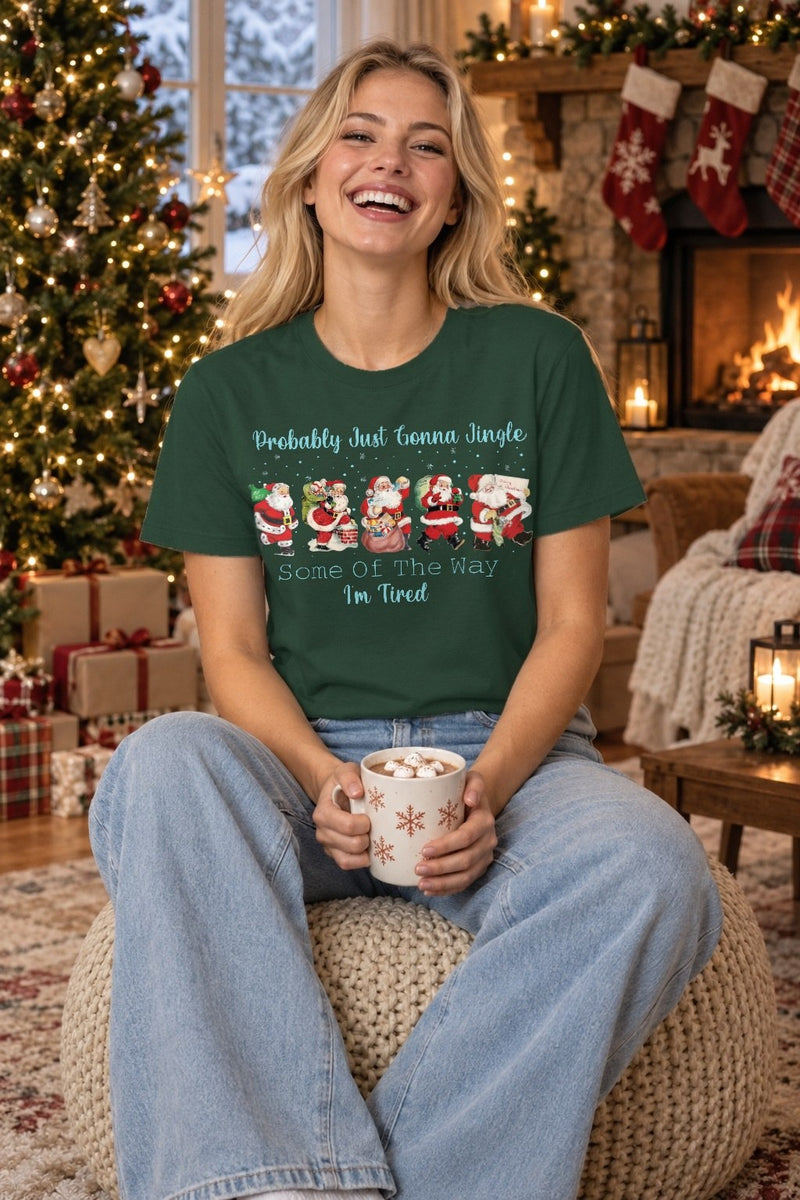 Lustiger Weihnachtspullover „Probably Just Gonna Jingle Some Of The Way – I'm …“