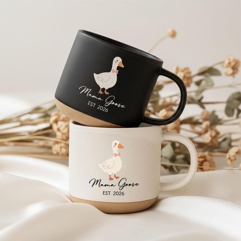 Gänse-Tasse „Mama Goose“ und „Daddy Goose“ EST 2026