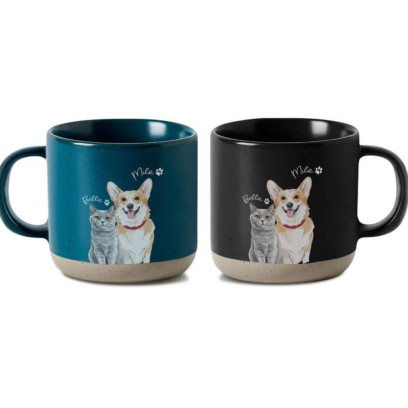 Haustier-Tasse mit Foto und Namen
