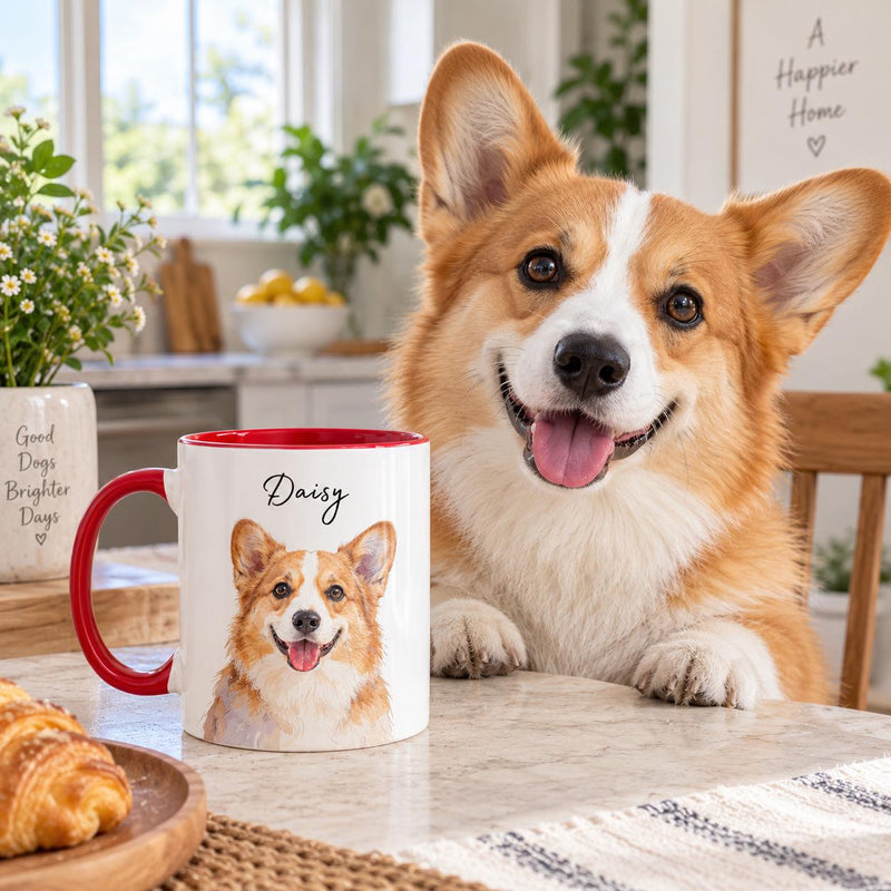 Haustier-Tasse mit Foto und Namen personalisiert