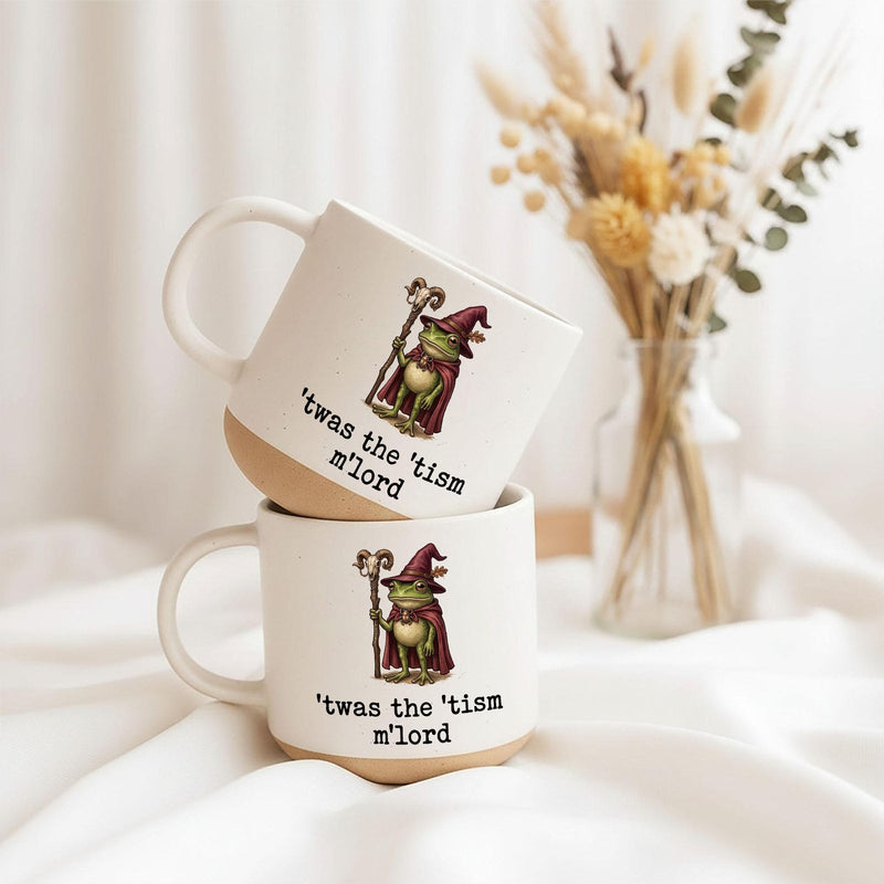 Frosch Tasse „'twas the 'tism m'lord“