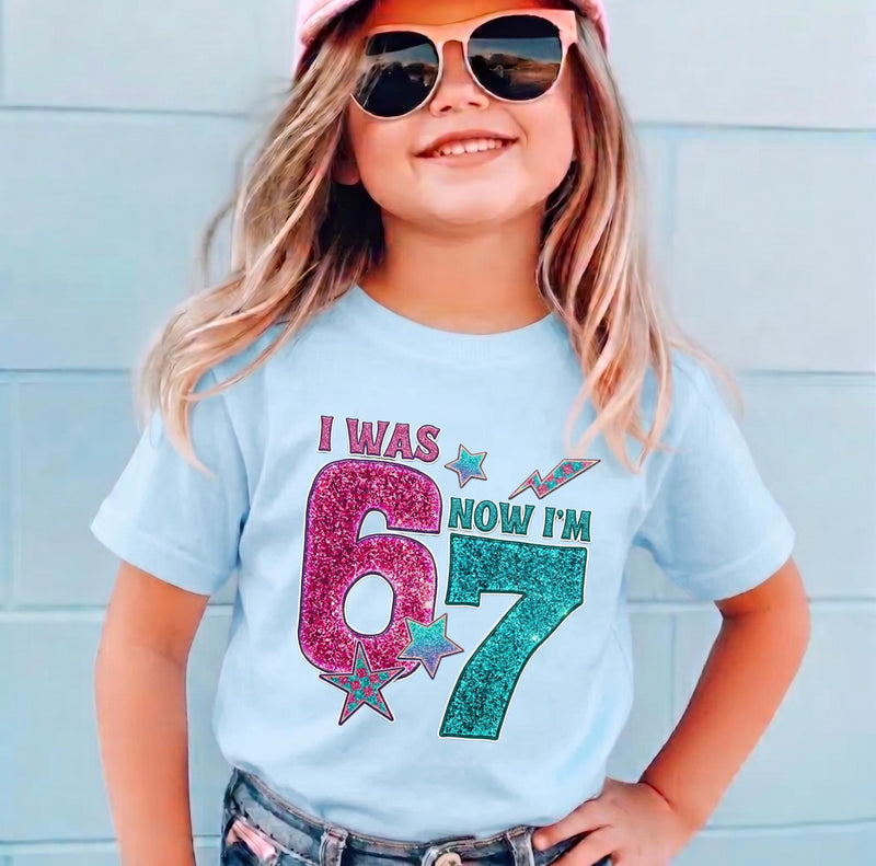 Geburtstagsshirt für Mädchen mit Alter