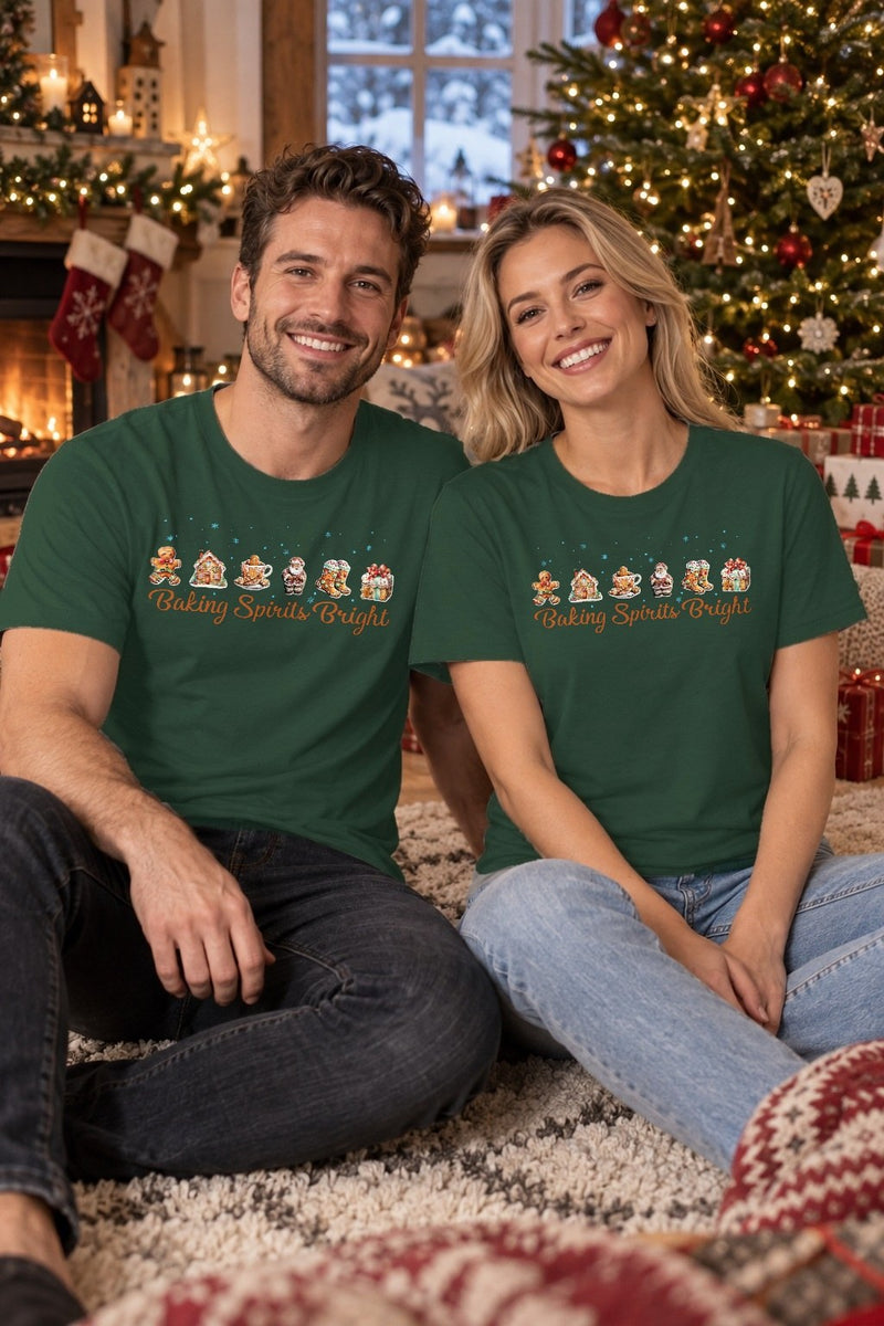 Weihnachtspullover „Baking Spirits Bright“