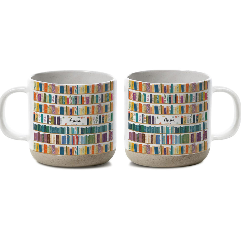 Bücherregal Tasse mit Namen