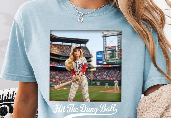 Baseball T-Shirt „Hit the Dang Ball“