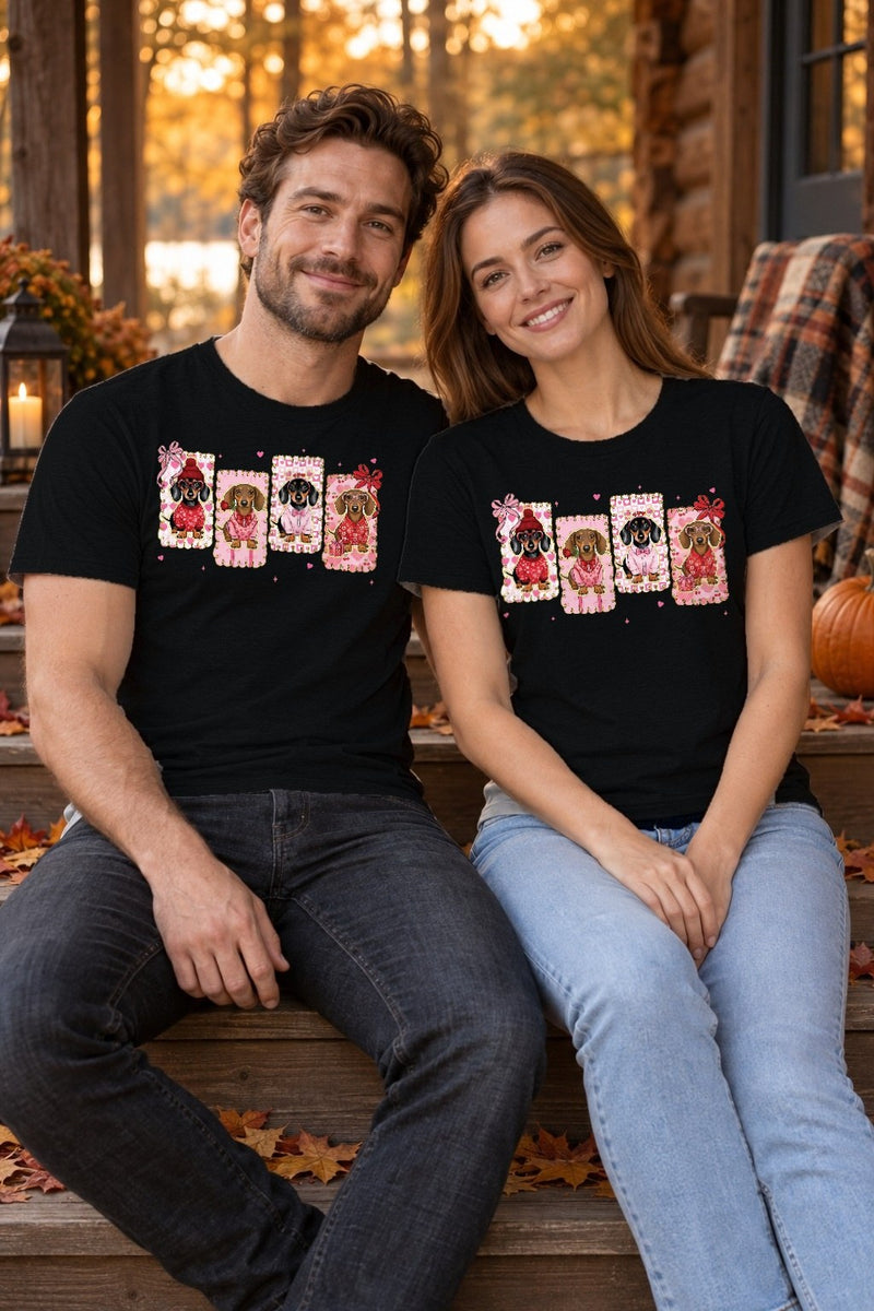 Dackel Valentinstag Shirt