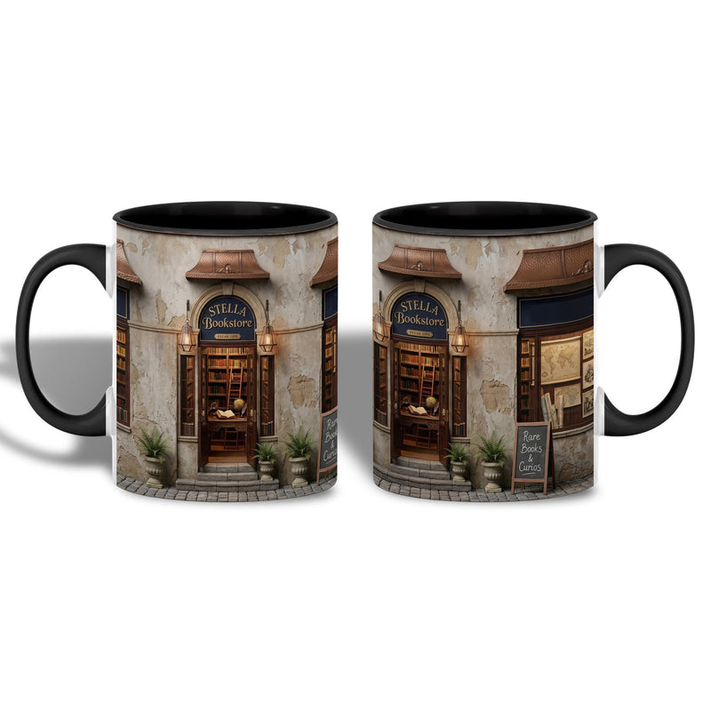 Buchladen-Tasse mit Namen