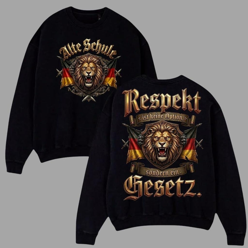 Alte Schule Shirt „Respekt ist keine Option, sondern ein Gesetz“