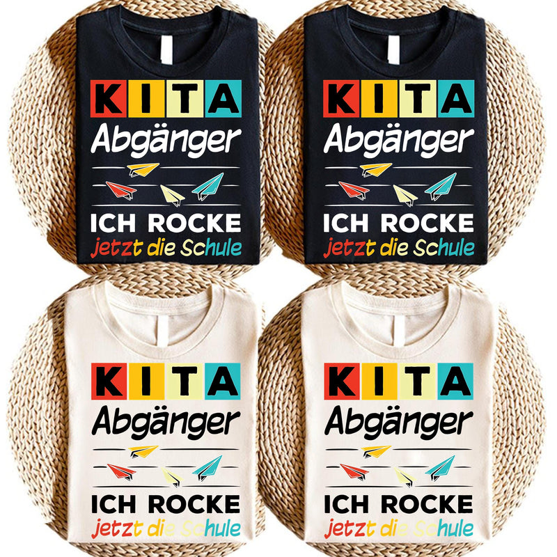 Kita-Abgänger-Shirt „Ich rocke jetzt die Schule“