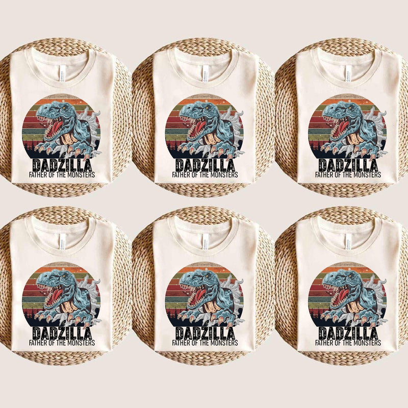 Vatertag T-Shirt „Dadzilla – Father of the Monsters“
