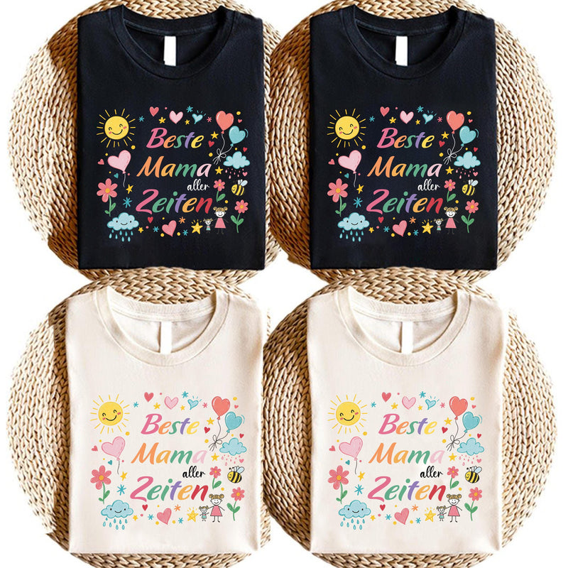 Beste-Mama-Shirt „Beste Mama aller Zeiten“