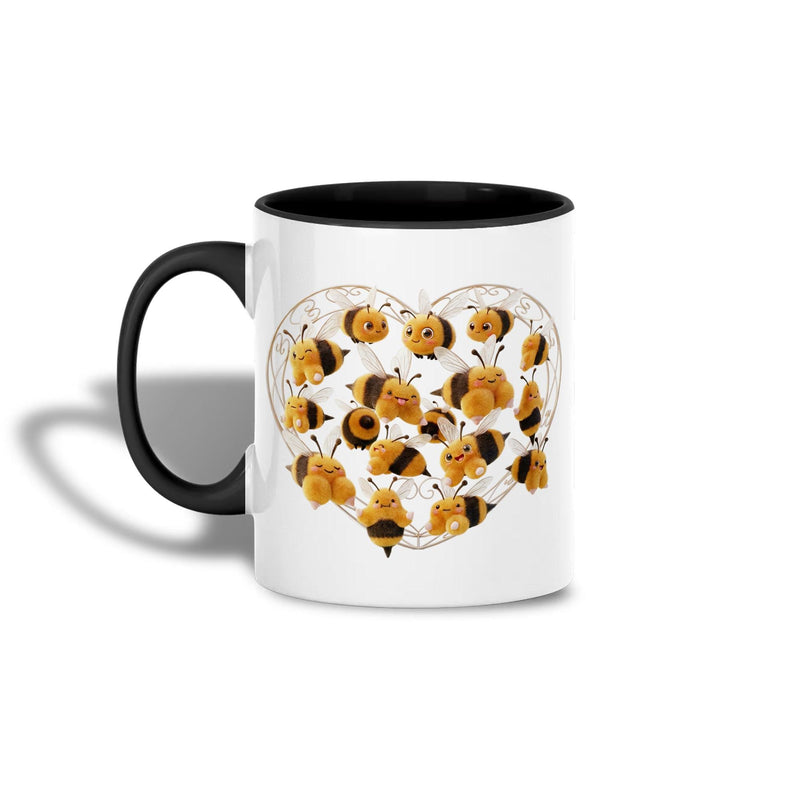 Lustige Bienen-Tasse „Boobees“