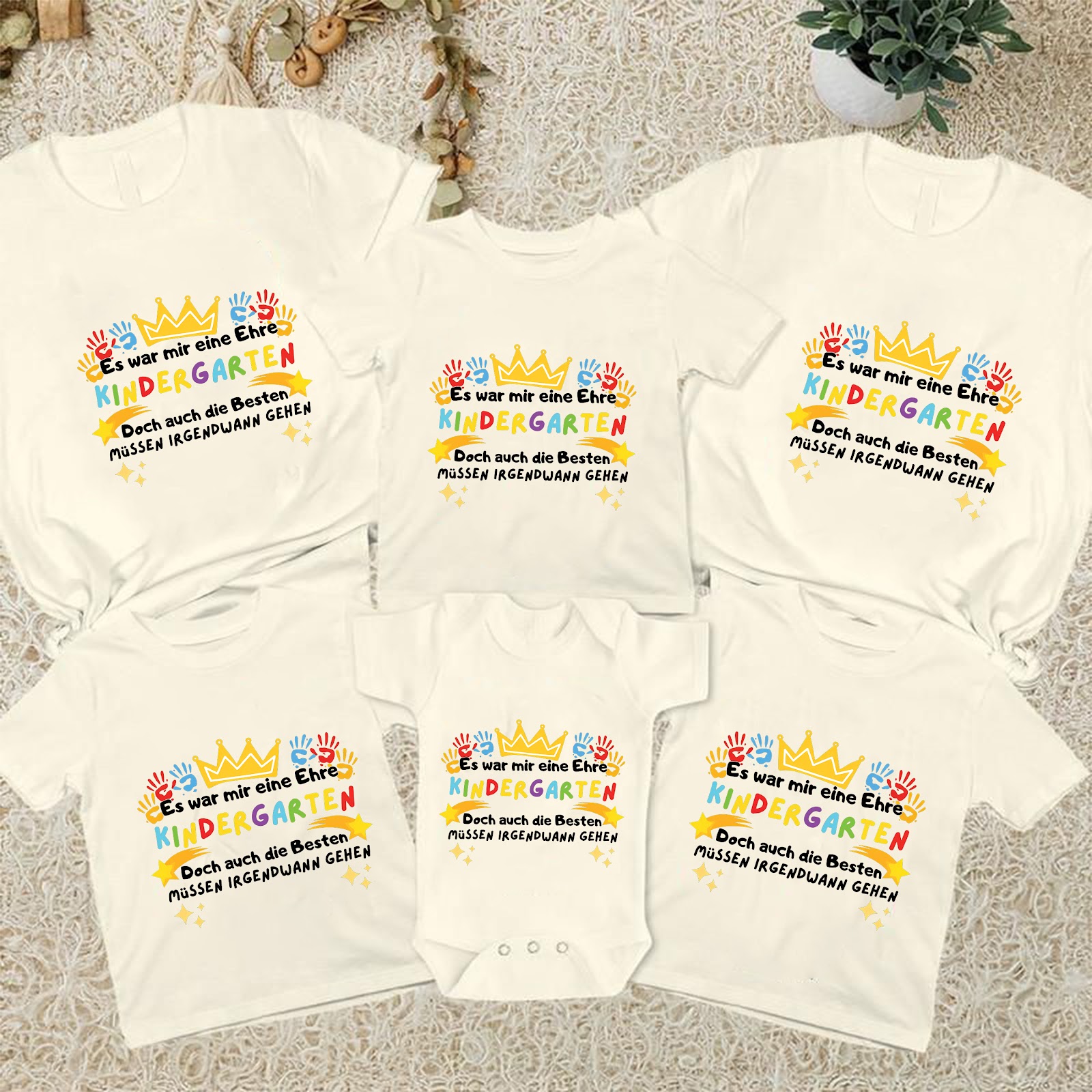 Einschulung T-Shirt „Es war mir eine Ehre, Kindergarten“