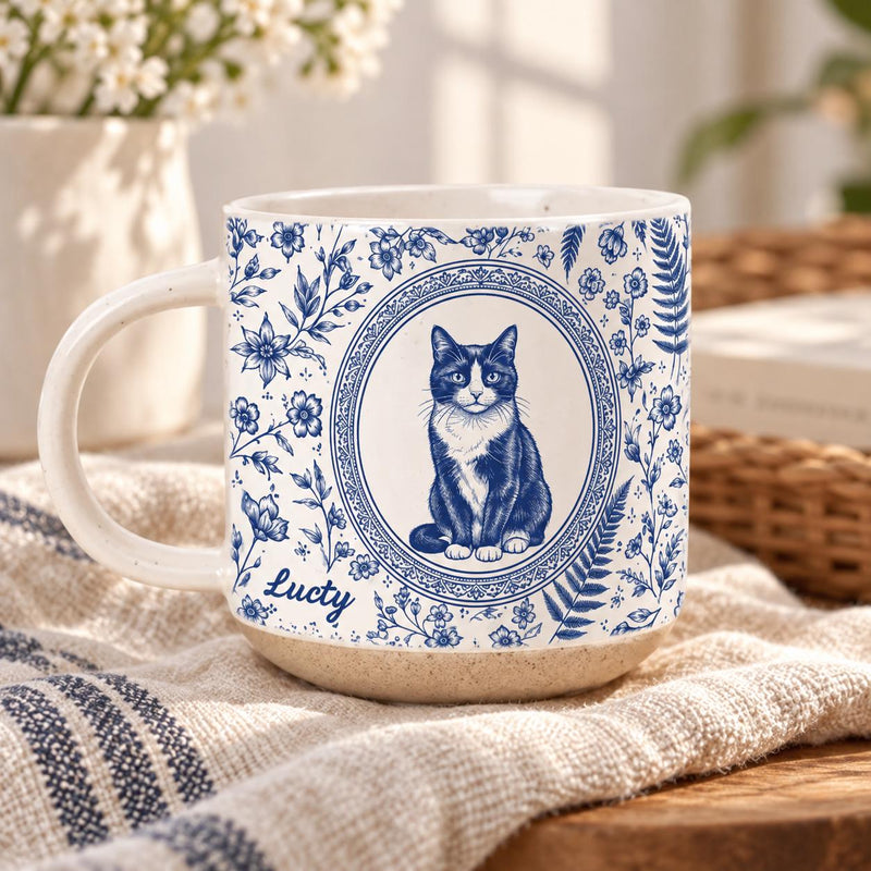 Personalisierte Haustier-Tasse mit Porträt nach Foto und Namen