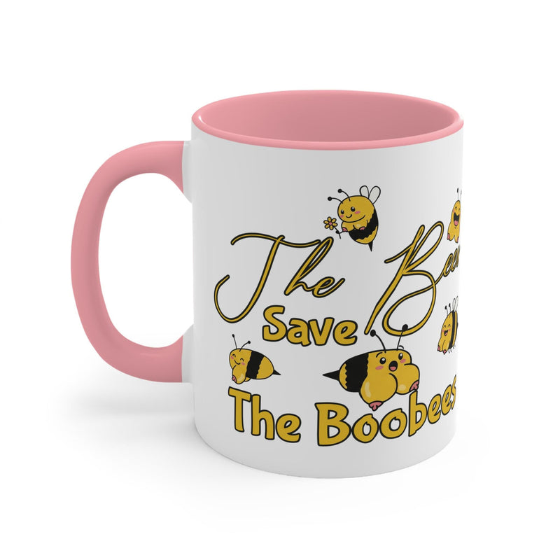Lustige Bienen-Tasse „The Bees Save The Boobees“