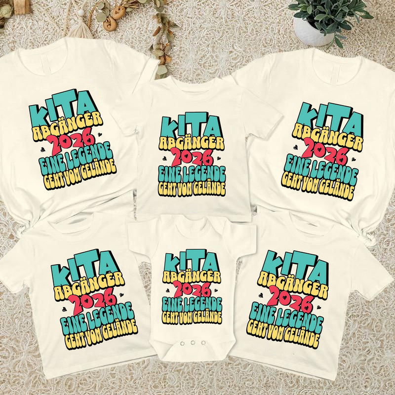 Kita-Abgänger-Shirt 2026 „Eine Legende geht vom Gelände“