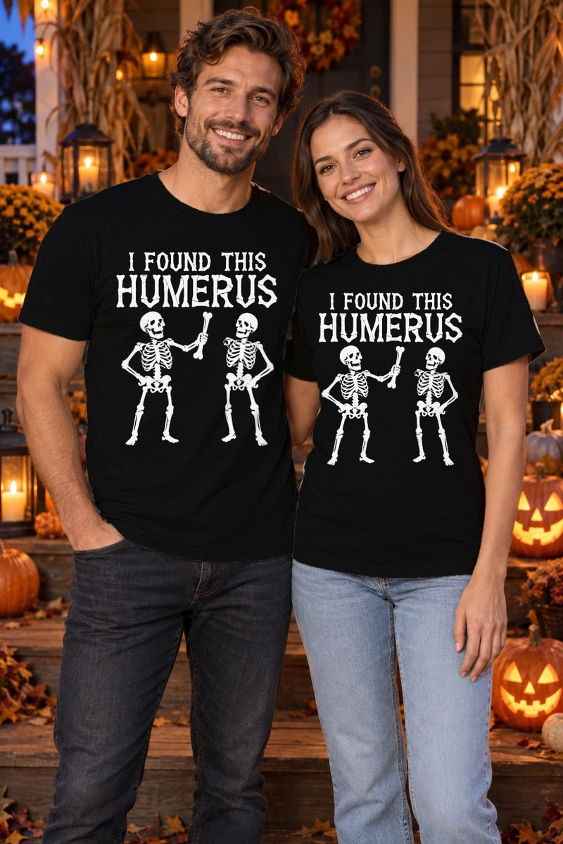 Skelett-Shirt „I Found This Humerus“