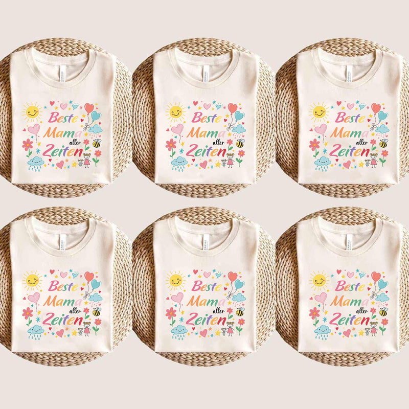 Beste-Mama-Shirt „Beste Mama aller Zeiten“