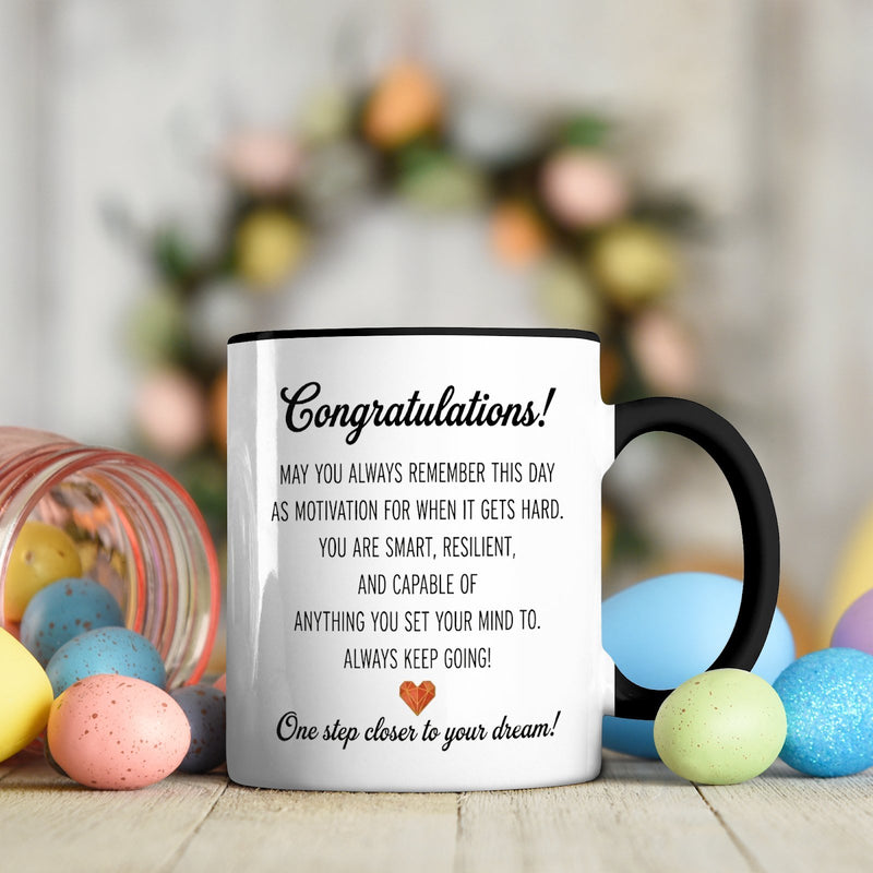 Personalisierte Tasse „White Coat Ceremony“ mit Namen