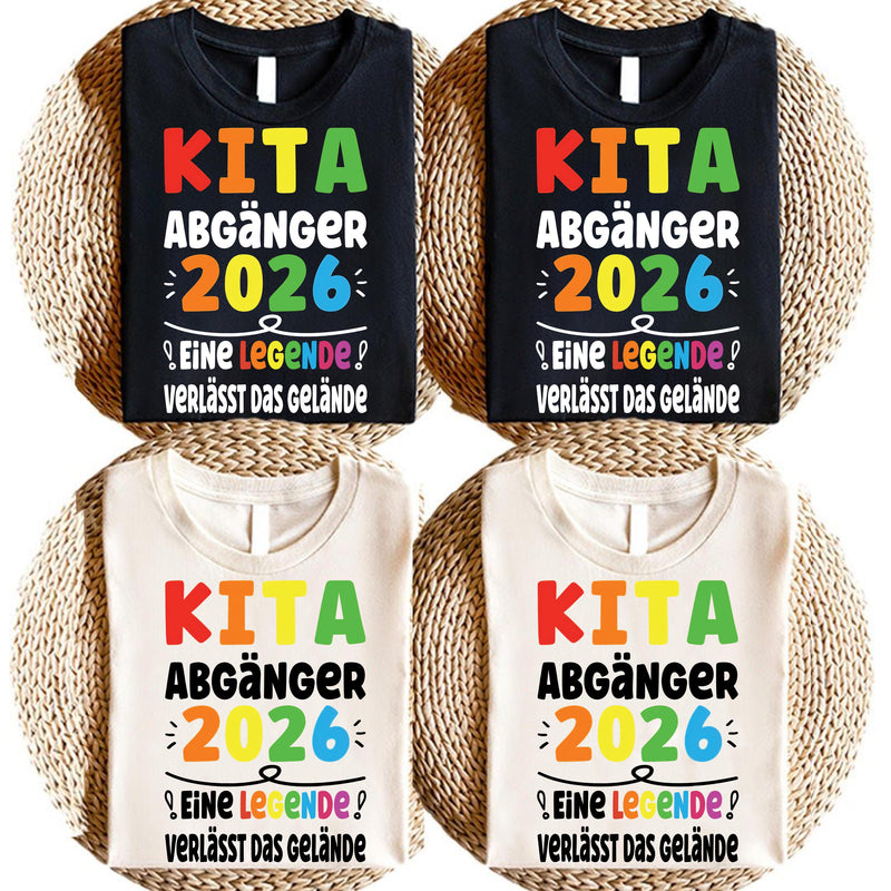 Kita-Abgänger-Shirt 2026 „Eine Legende verlässt das Gelände“