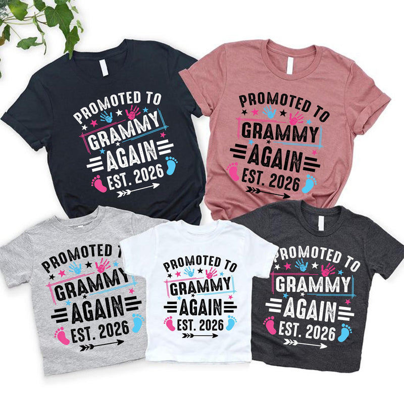Oma Ankündigung Shirt „Promoted to Grammy Again Est. 2026“
