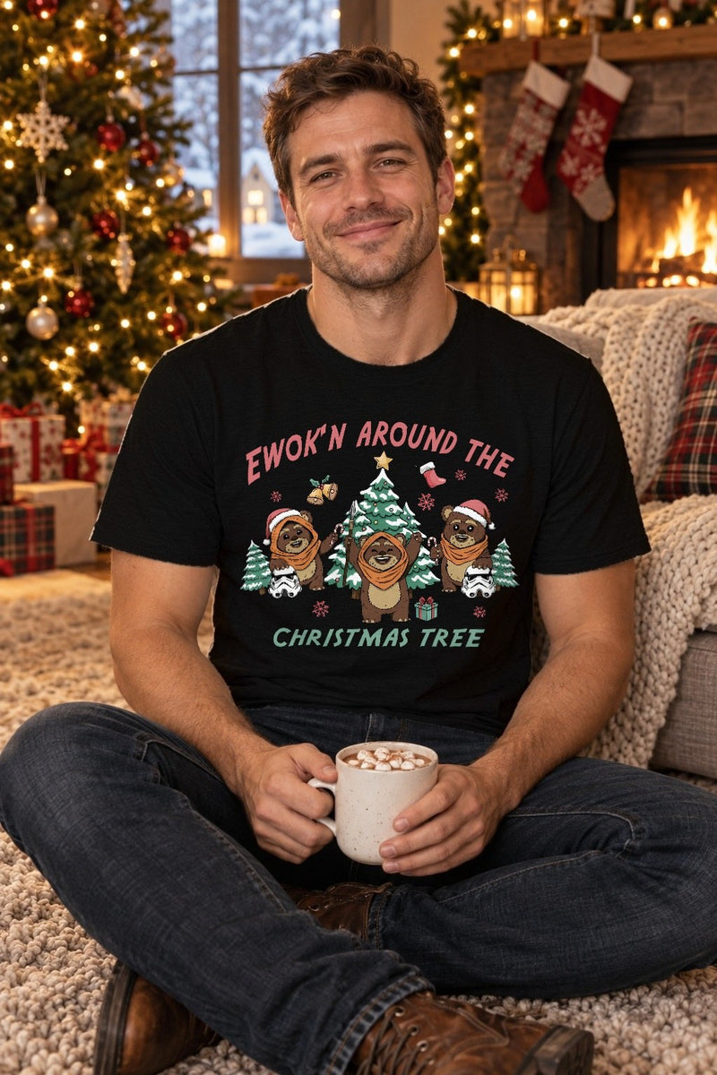 Weihnachtspullover mit Bären „Ewok'n Around The Christmas Tree“