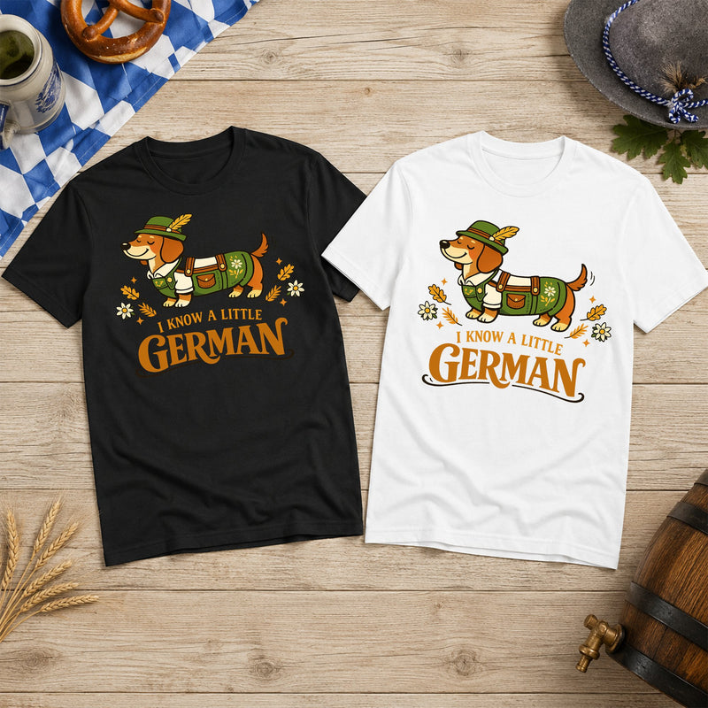 „I know a little German“ T-Shirt