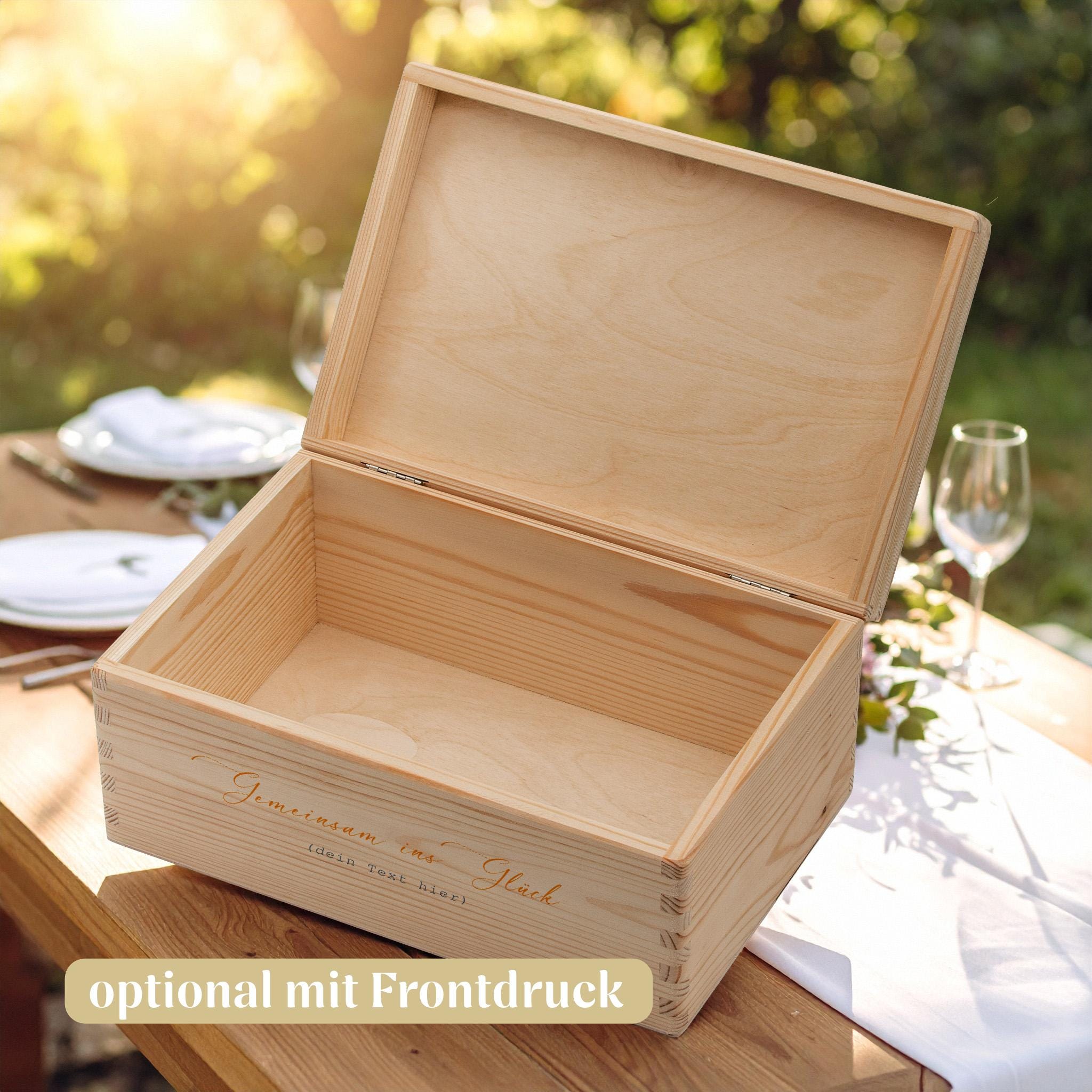Erinnerungskiste Hochzeit (Holz)