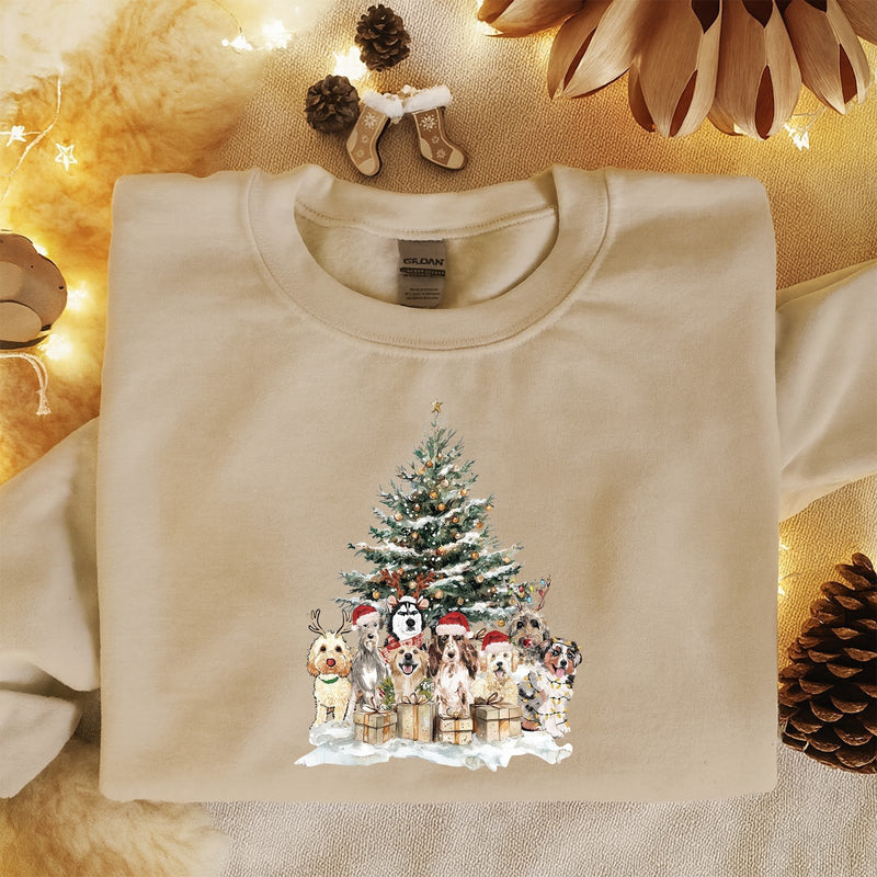 Weihnachtspullover Hunde