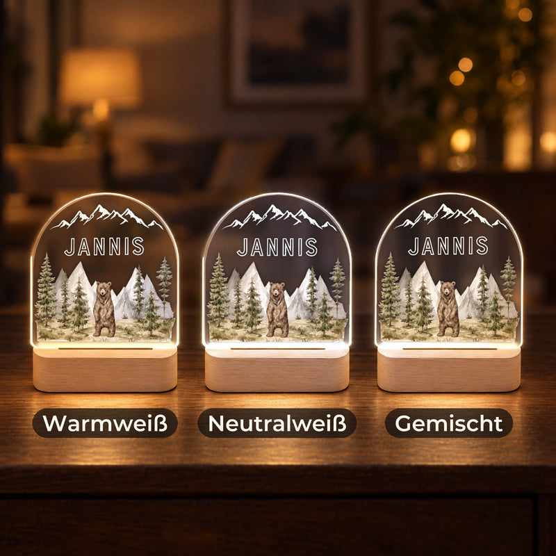 Nachtlicht mit Namen