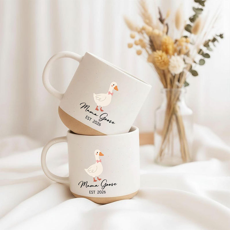 Gänse-Tasse „Mama Goose“ und „Daddy Goose“ EST 2026